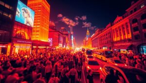 Thermal Vision of Urban – free AI stock image