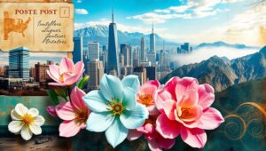 Timeless Harmony in Collage – free AI stock image