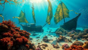 Treasures of the Deep – free AI stock image