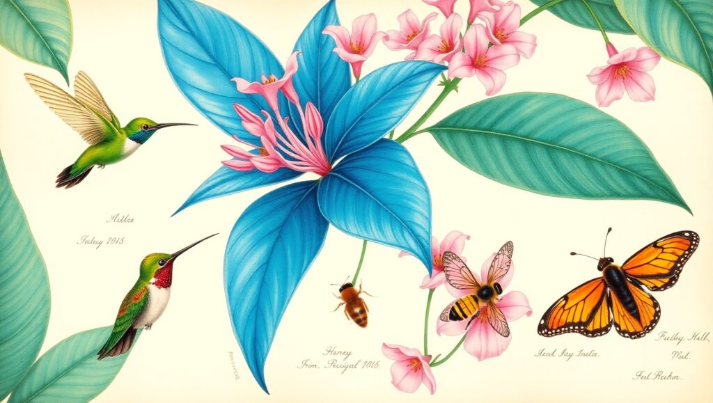 Tropical Symphony of Nature – free AI stock image