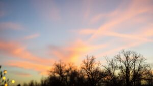 Twilight Bokeh Landscape Serenity – free AI stock image