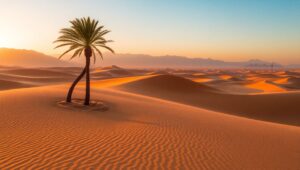 Twilight Serenity in Desert Dunes QVt – free AI stock image
