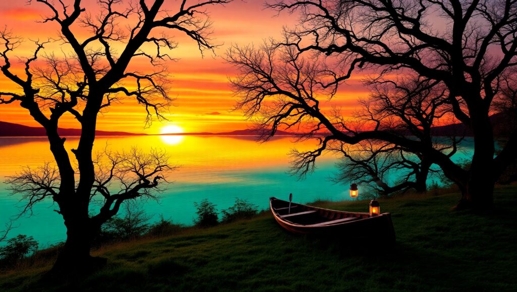 Twilight Serenity in Hidden Valley – free AI stock image