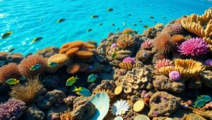 Underwater Harmony in Coral Reefs – free AI stock image
