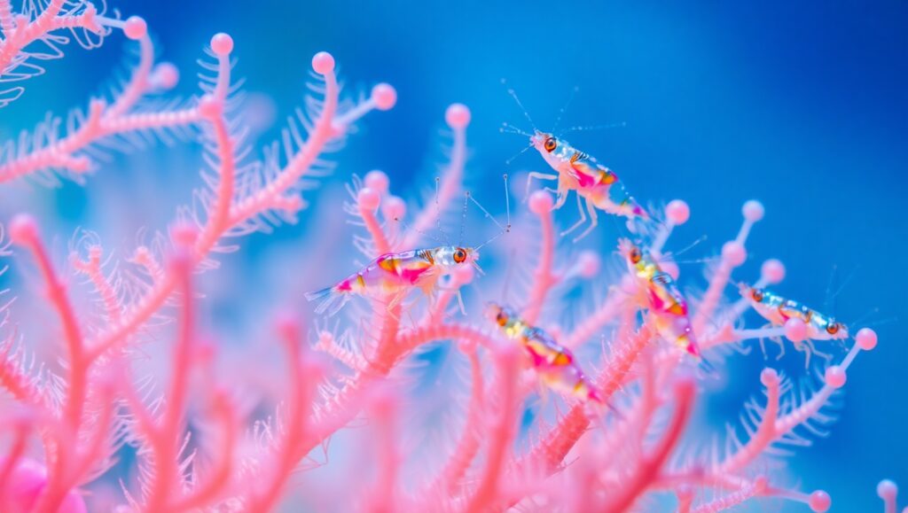 Underwater Micro World Unveiled – free AI stock image