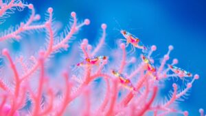 Underwater Micro World Unveiled – free AI stock image