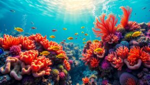 Underwater Serenity of Coral Reefs – free AI stock image