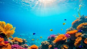 Underwater Serenity with Colorful Fishes – free AI stock image