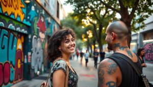 Urban Connections at Dusk – free AI stock image