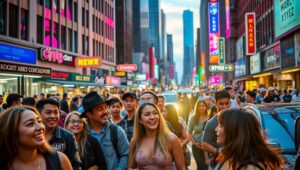 Urban Connections at Dusk bS1 – free AI stock image