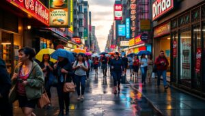 Urban Encounters at – free AI stock image