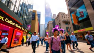Urban Life from Below – free AI stock image