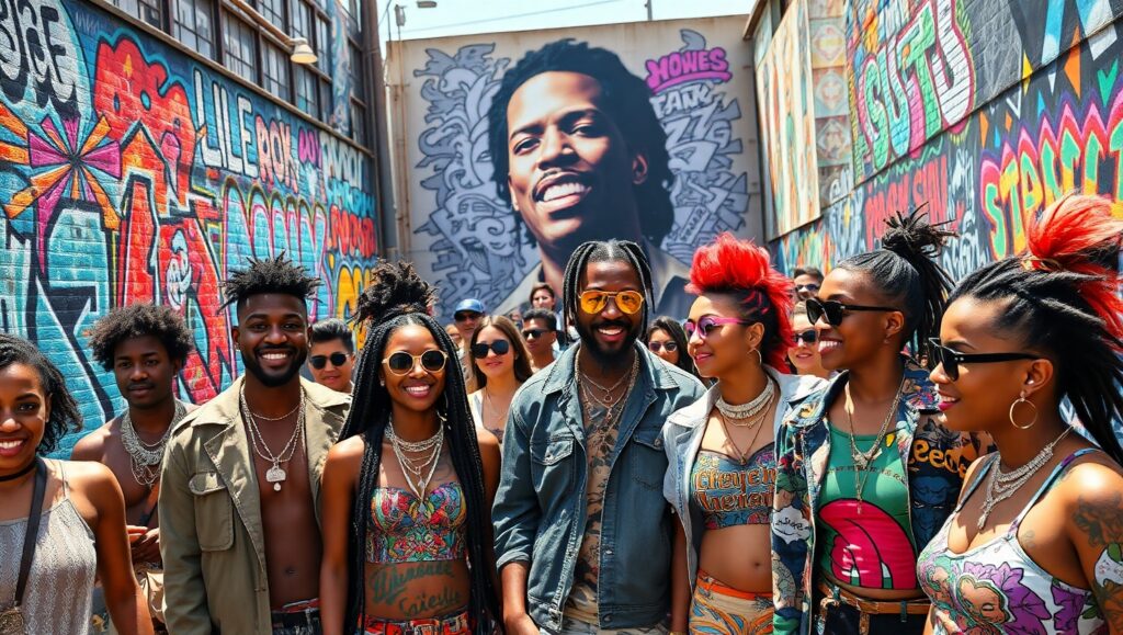 Urban Streetwear Vibes in Action – free AI stock image