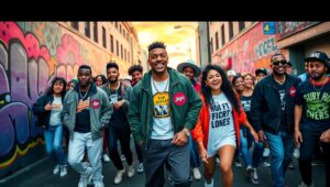 Urban Vibes in Streetwear Fashion – free AI stock image