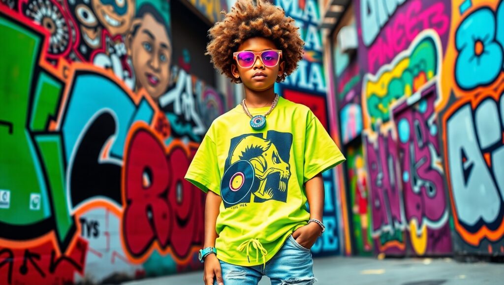 Urban Youth in Trendy Streetwear xcE – free AI stock image