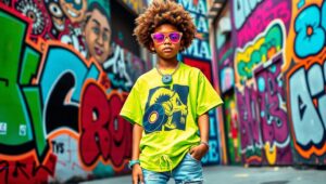 Urban Youth in Trendy Streetwear xcE – free AI stock image