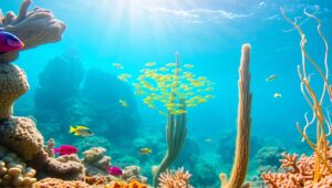 Vibrant Life Beneath the Waves – free AI stock image