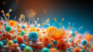 Vibrant Microcosm of Life – free AI stock image