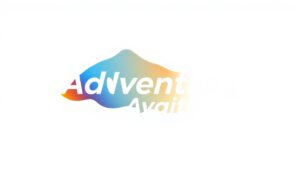 Vibrant Mountain Adventure Logo – free AI stock image