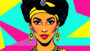 Vibrant Tribute to Iconic Figures – free AI stock image