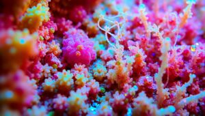 Vibrant Underwater Microcosm – free AI stock image