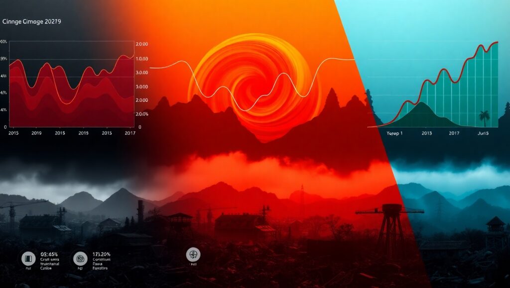 Visualizing Climate Change Dynamics – free AI stock image