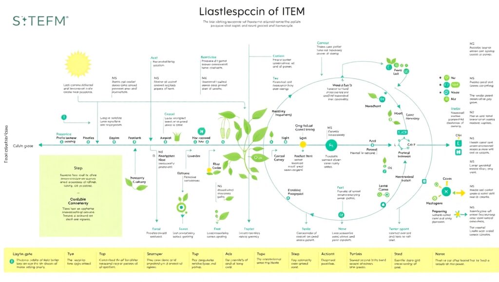 Visualizing the Photosynthesis Process – free AI stock image