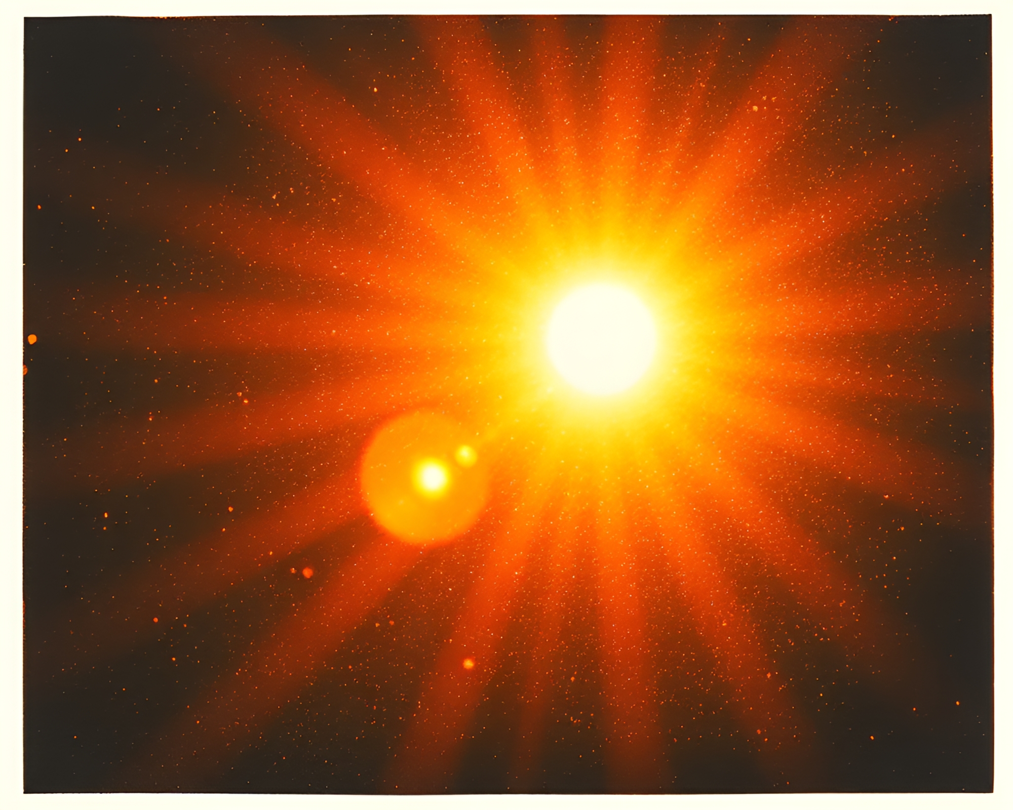 Mystical Oil Painting in Stippling Technique – free AI stock image