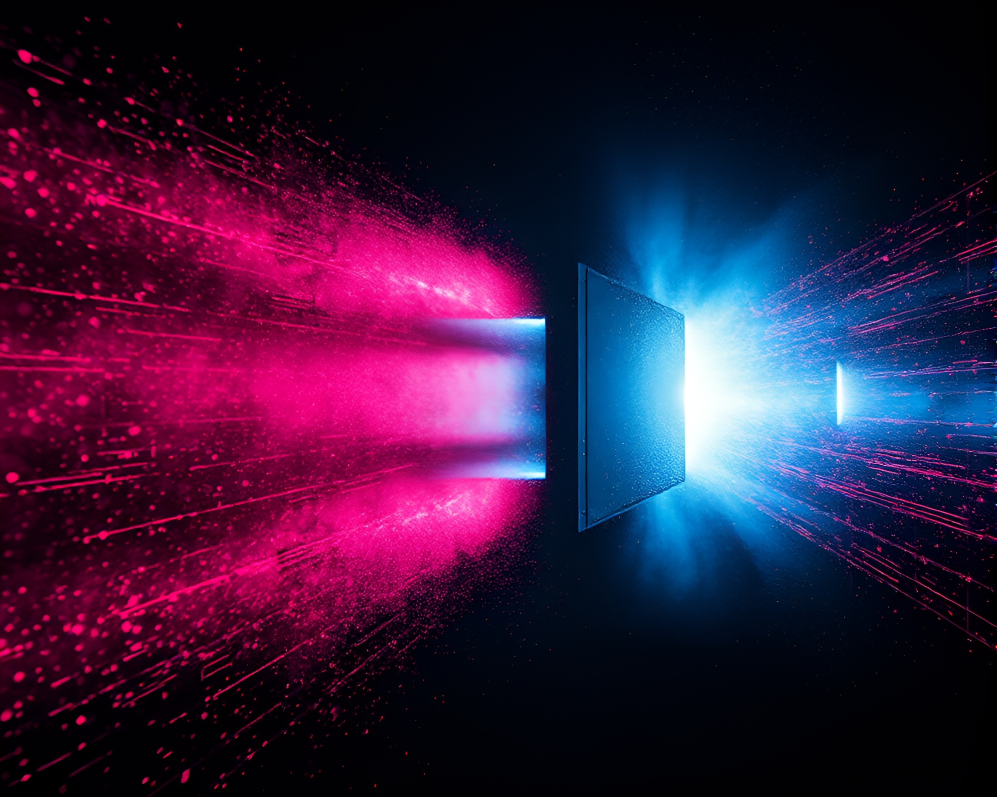 Ethereal Quantum Teleportation Device Lost in Time – free AI stock image