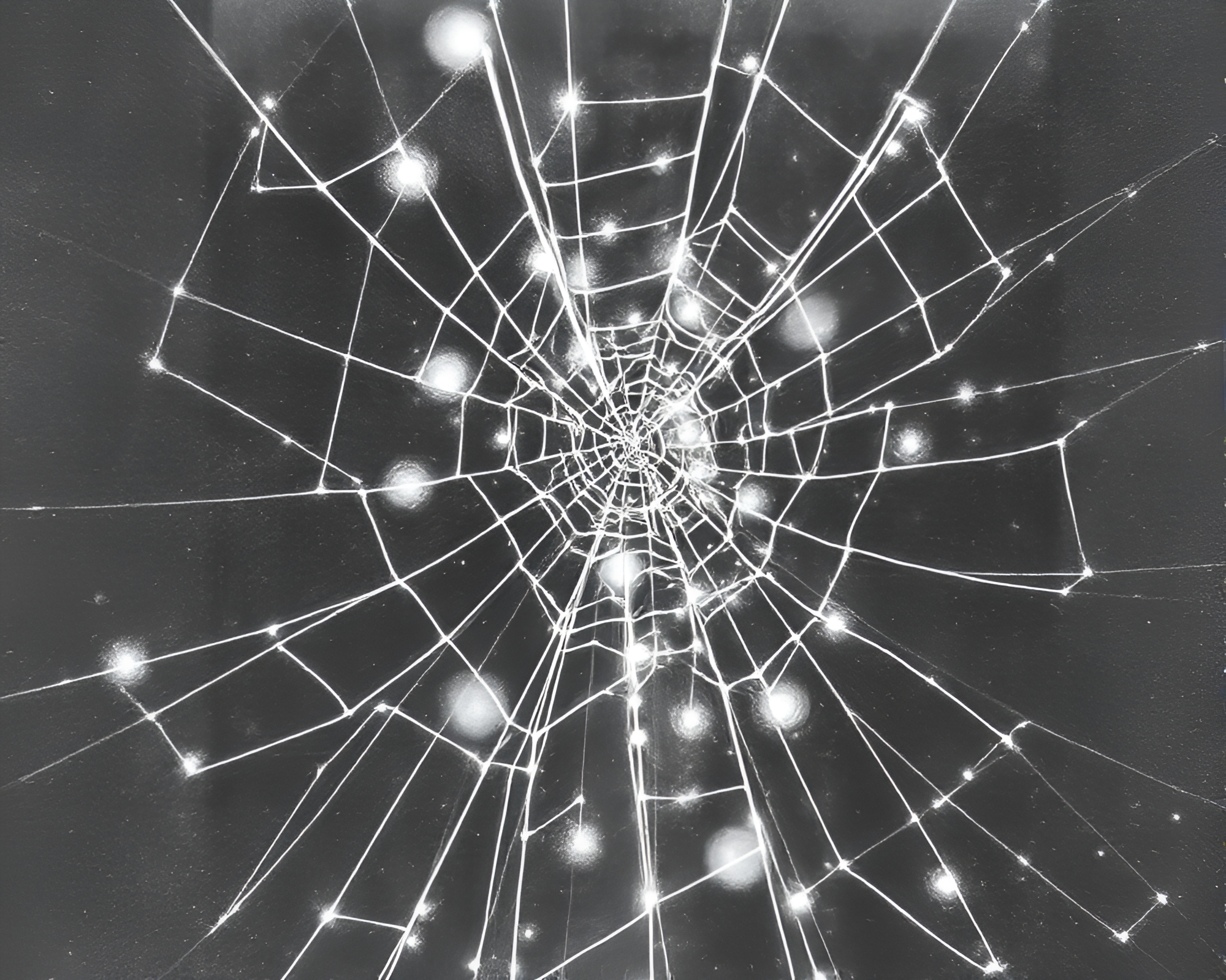 Ethereal Moth Dance Amongst Cobweb Strands – free AI stock image