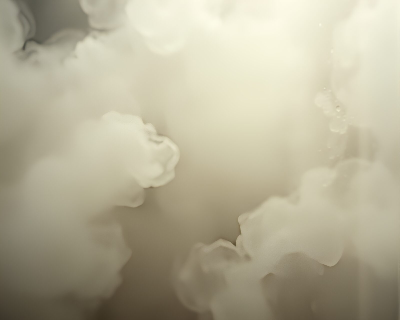 Intricate magic circle surrounded by swirling smoke