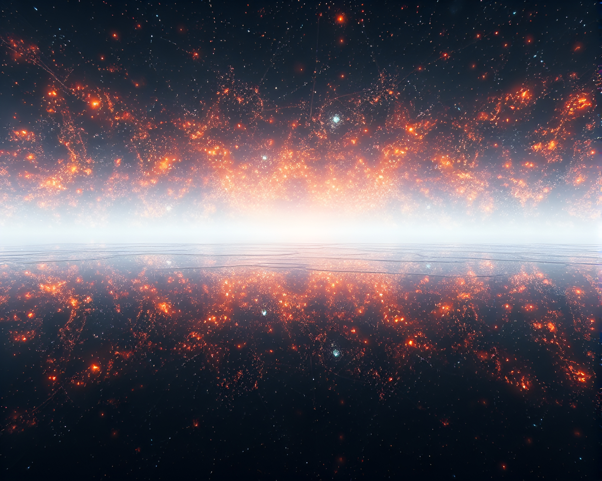 Misty Virtual Reality Hub Reflections – free AI stock image