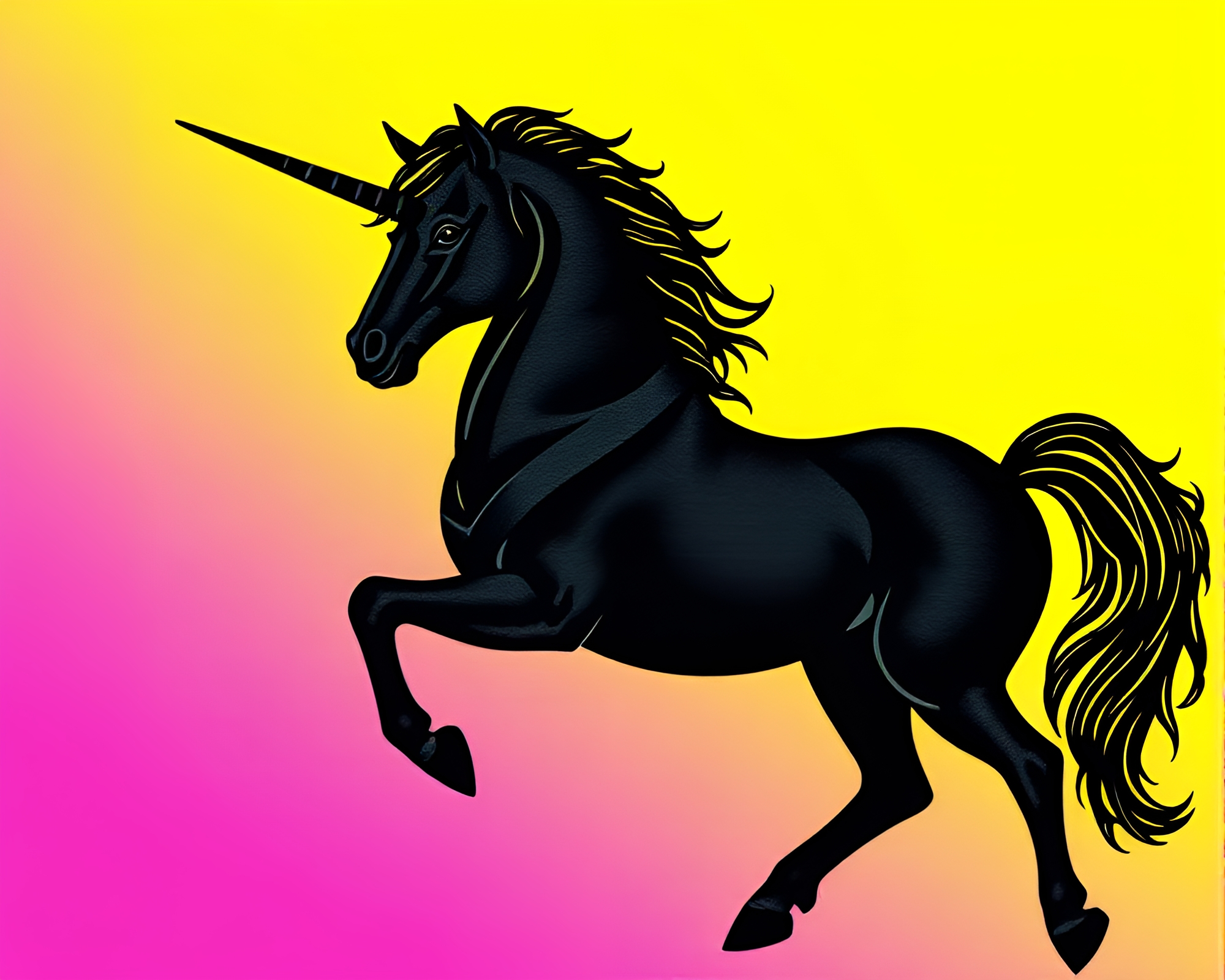 Centaur Majesty in Ultraviolet Glow – free AI stock image
