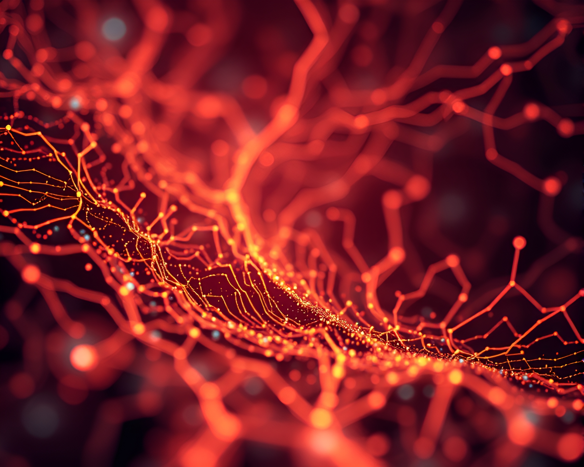 Mind Palace Data Art: Macro Kinetic Illumination – free AI stock image