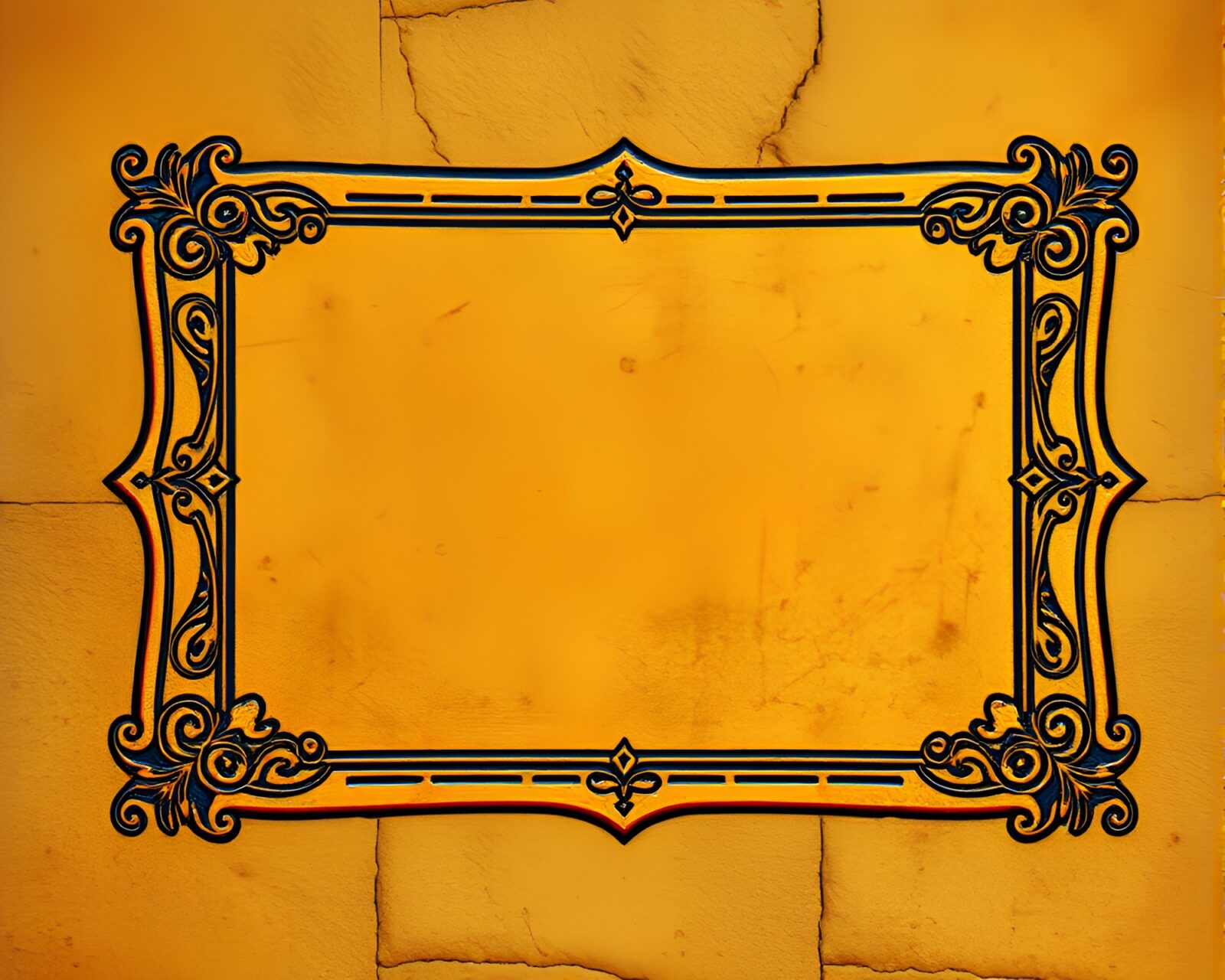 Enigmatic holographic ancient scroll shining in attic shadow