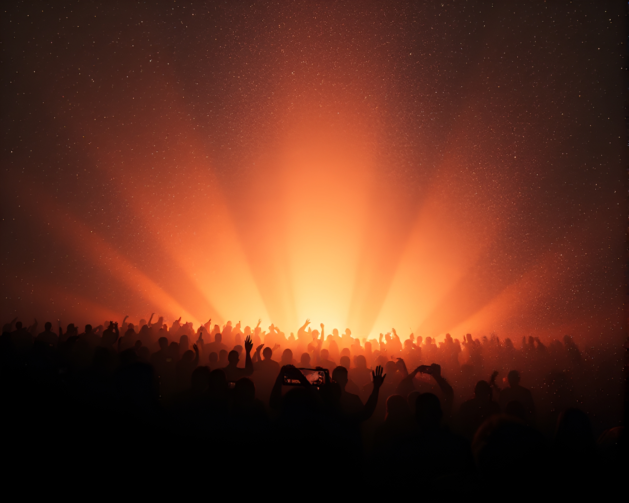Cosmic Rift: Dimensional Silhouettes in Procedural Texture – free AI stock image