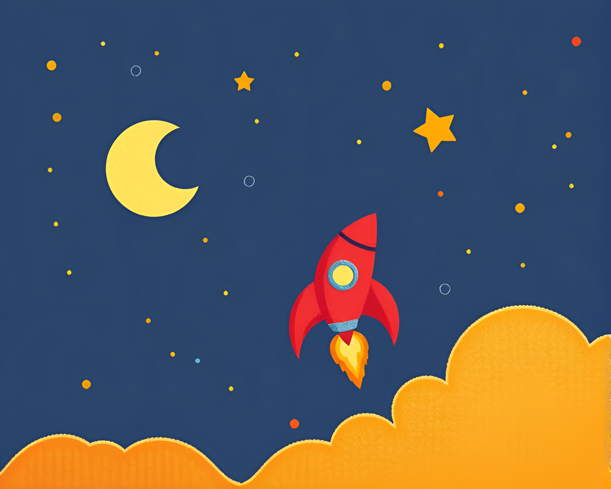 Rocket Stitched Pattern Illuminated in Infrared Light – free AI stock image