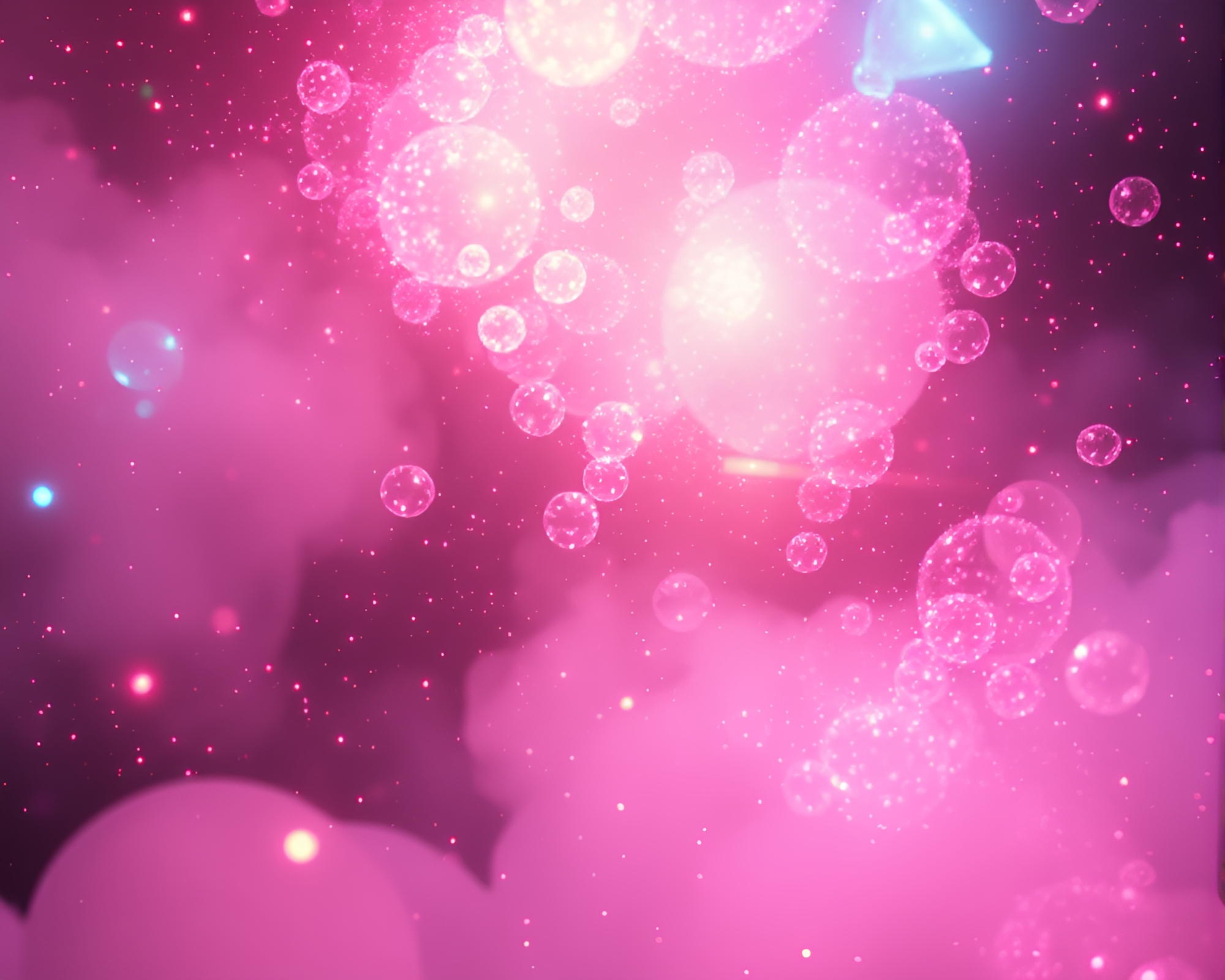 Sorcery Synthwave: Bubble Cluster Écorché Formation – free AI stock image