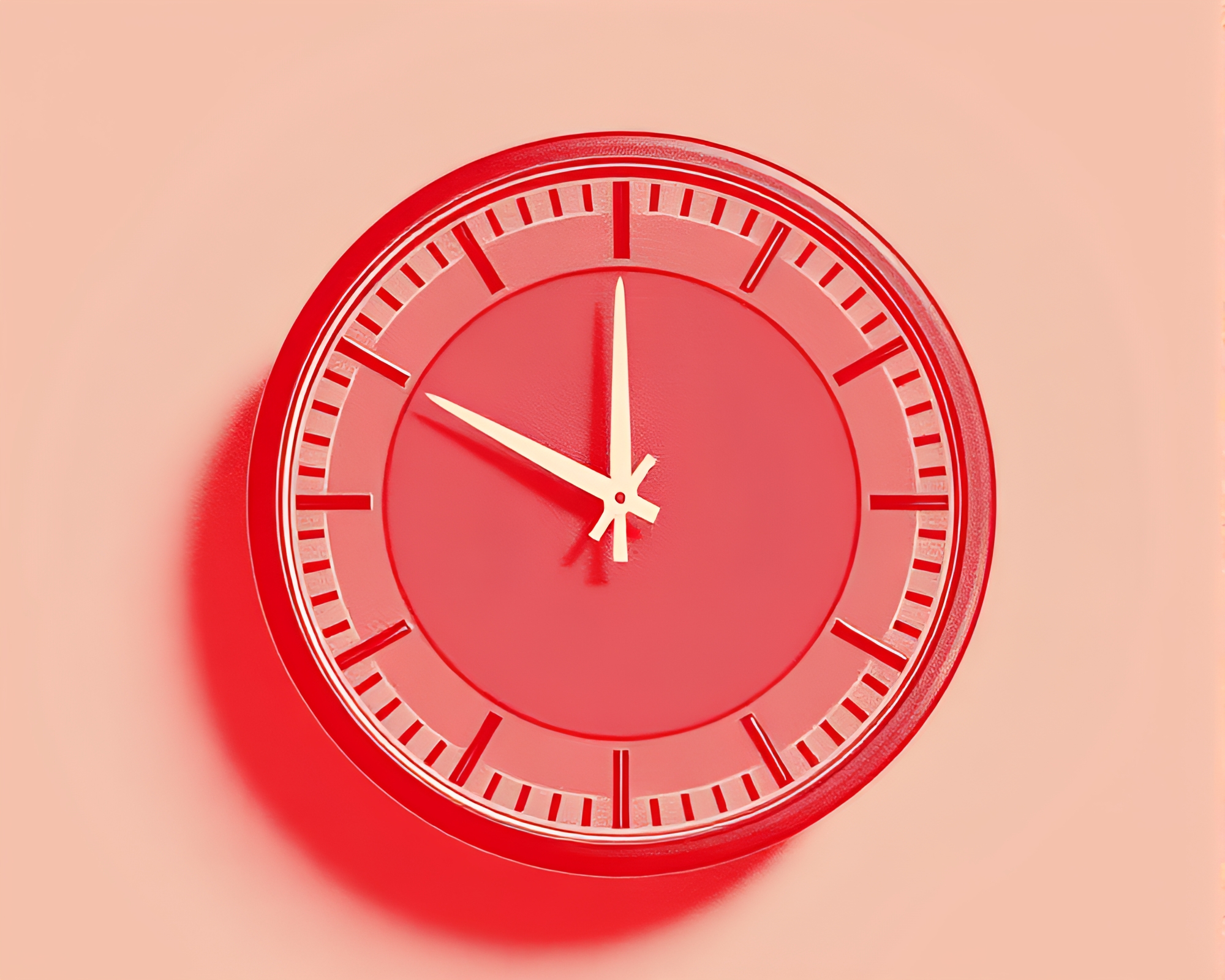 Chrono Clock in Duotone Wireframe Woodblock Prints – free AI stock image