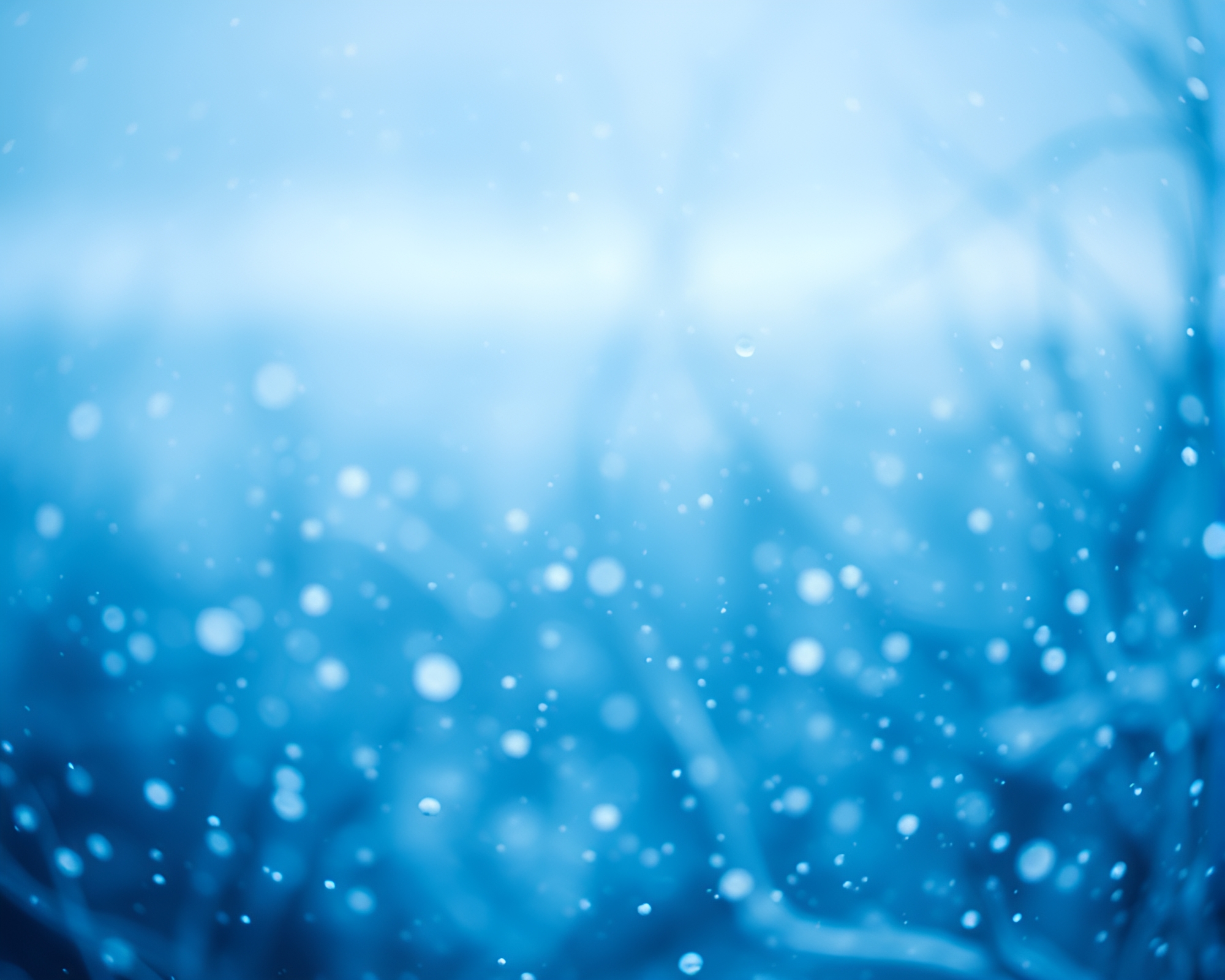 Winter Wonderland Graffiti Art in Ocean Blue Palette – free AI stock image