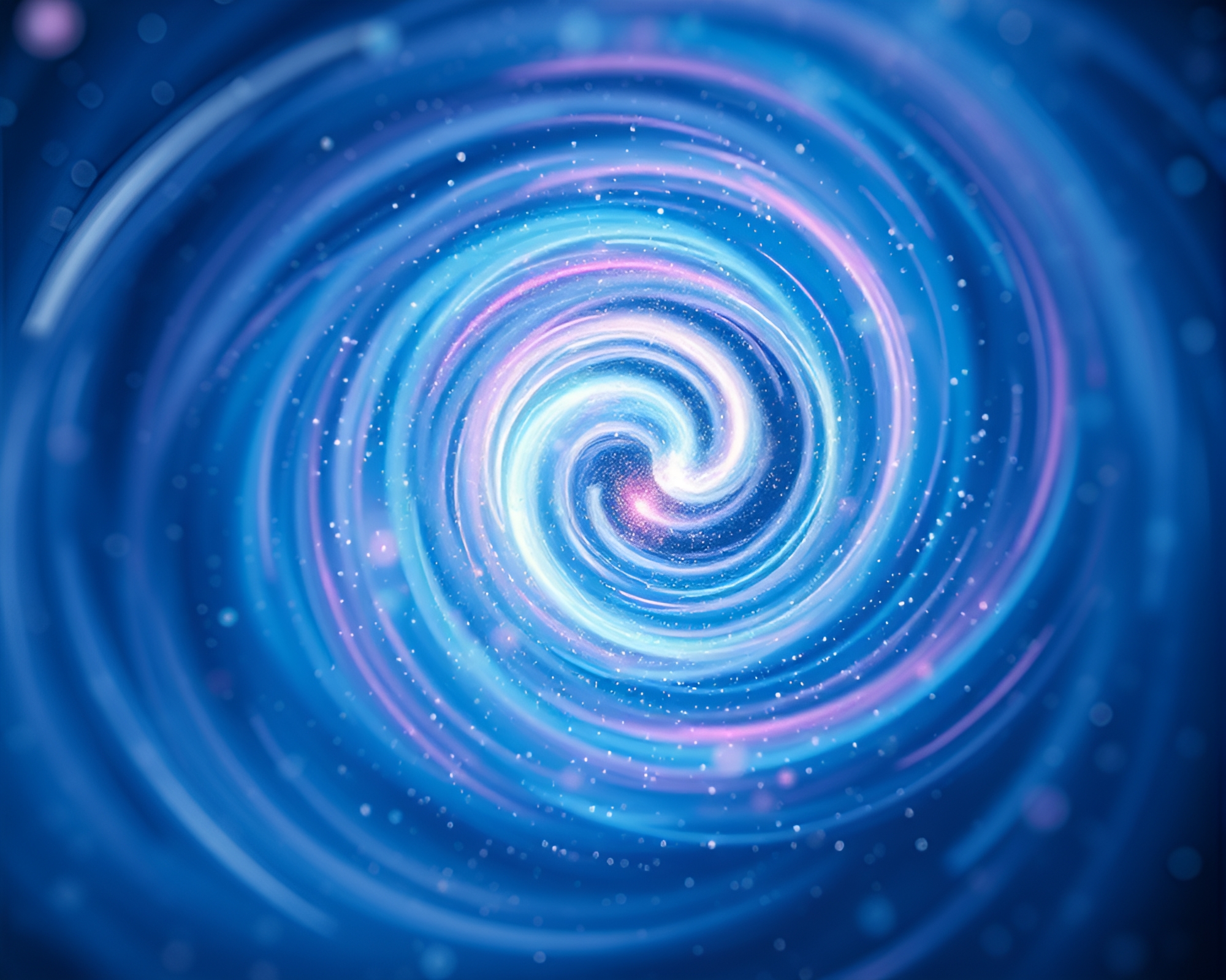 Glass Tunnel Illuminated by Milky Way Swirls – free AI stock image