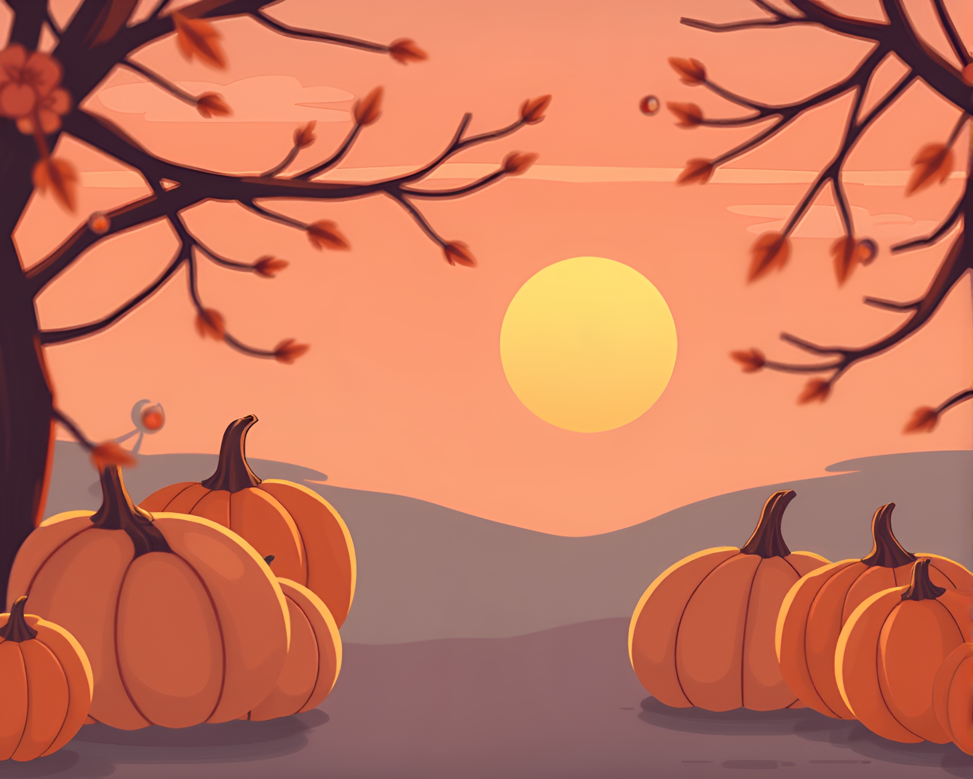 Pumpkin Pie Delight in Toon Shading – free AI stock image