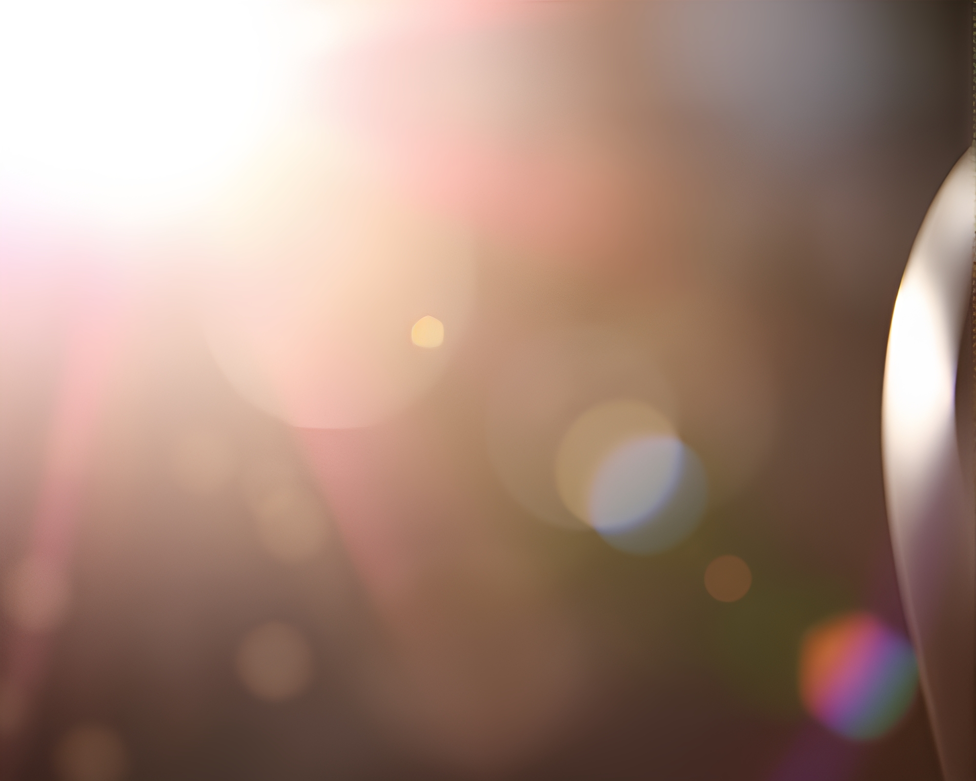 Satin Ribbon Lens Flare Through Dust Motes – free AI stock image