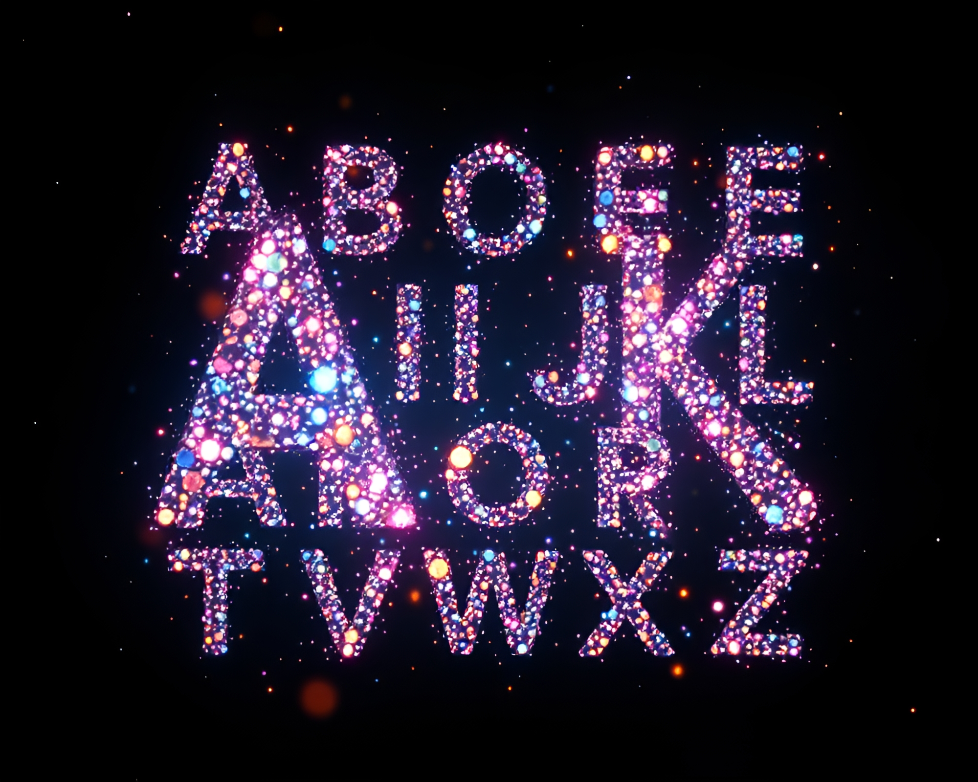 Mildew Runic Reflections with Holographic Shimmer – free AI stock image