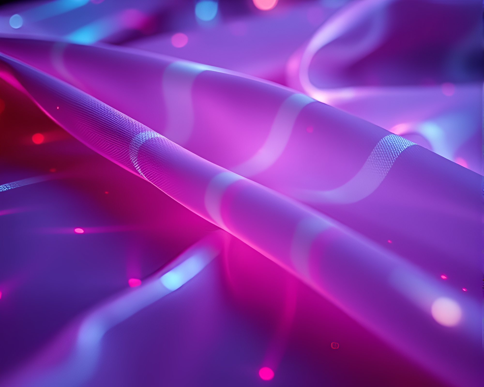 Digital Glitch Fabric Folds Bioluminescent Glow – free AI stock image