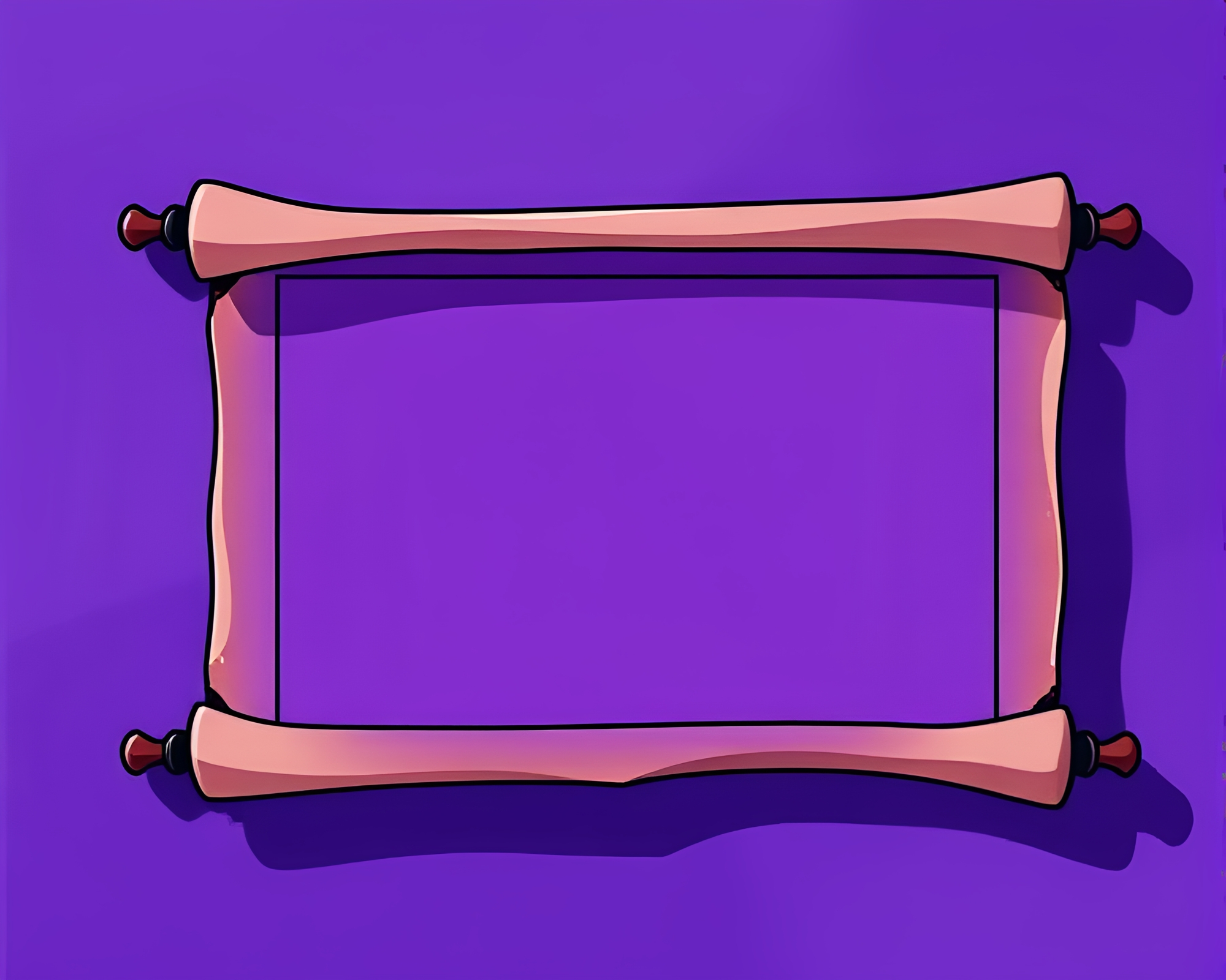Ancient Scroll Silhouette Grid Art Amethyst Shadows – free AI stock image