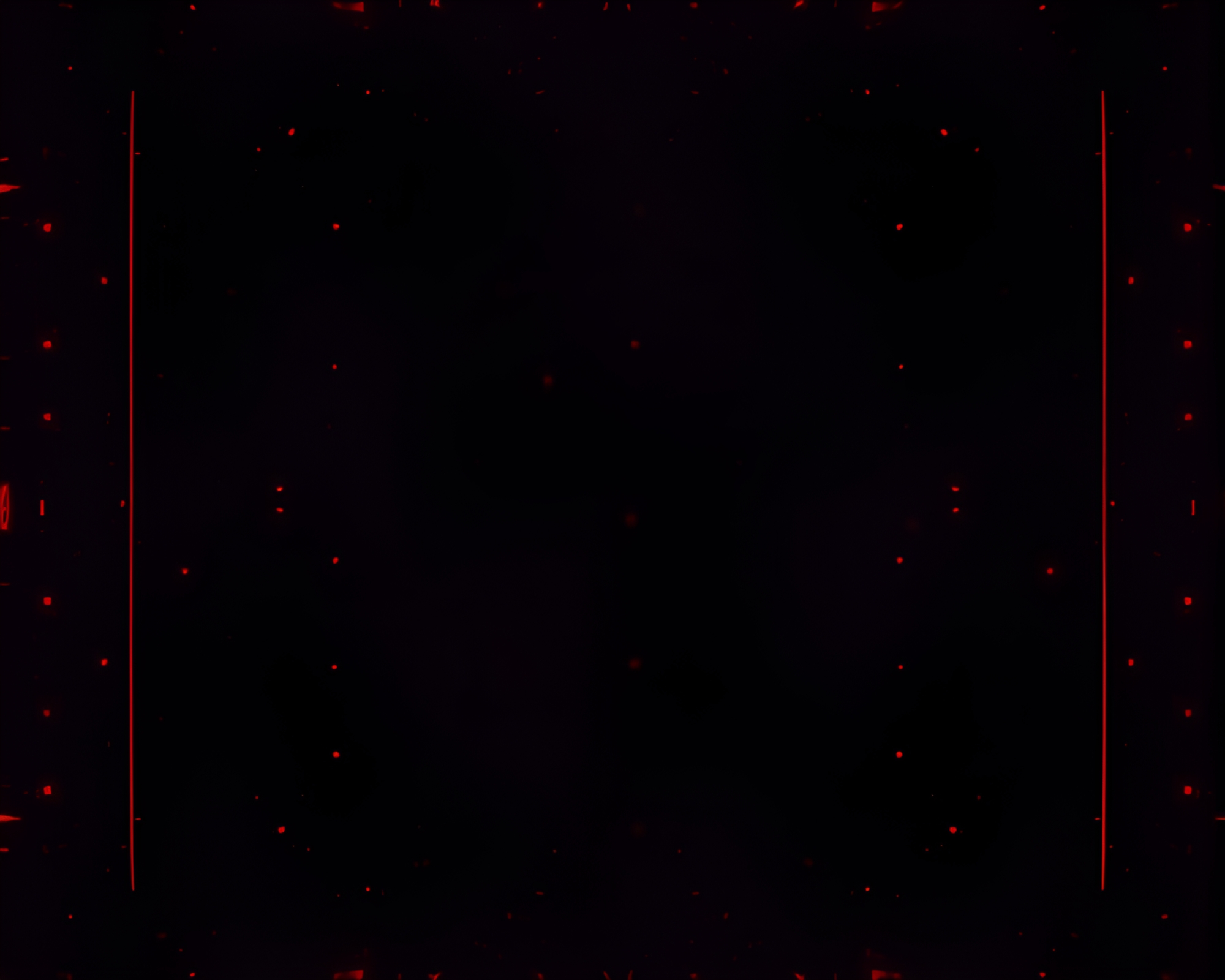 Quantum Computer Enveloped in Red-Blue Hues – free AI stock image