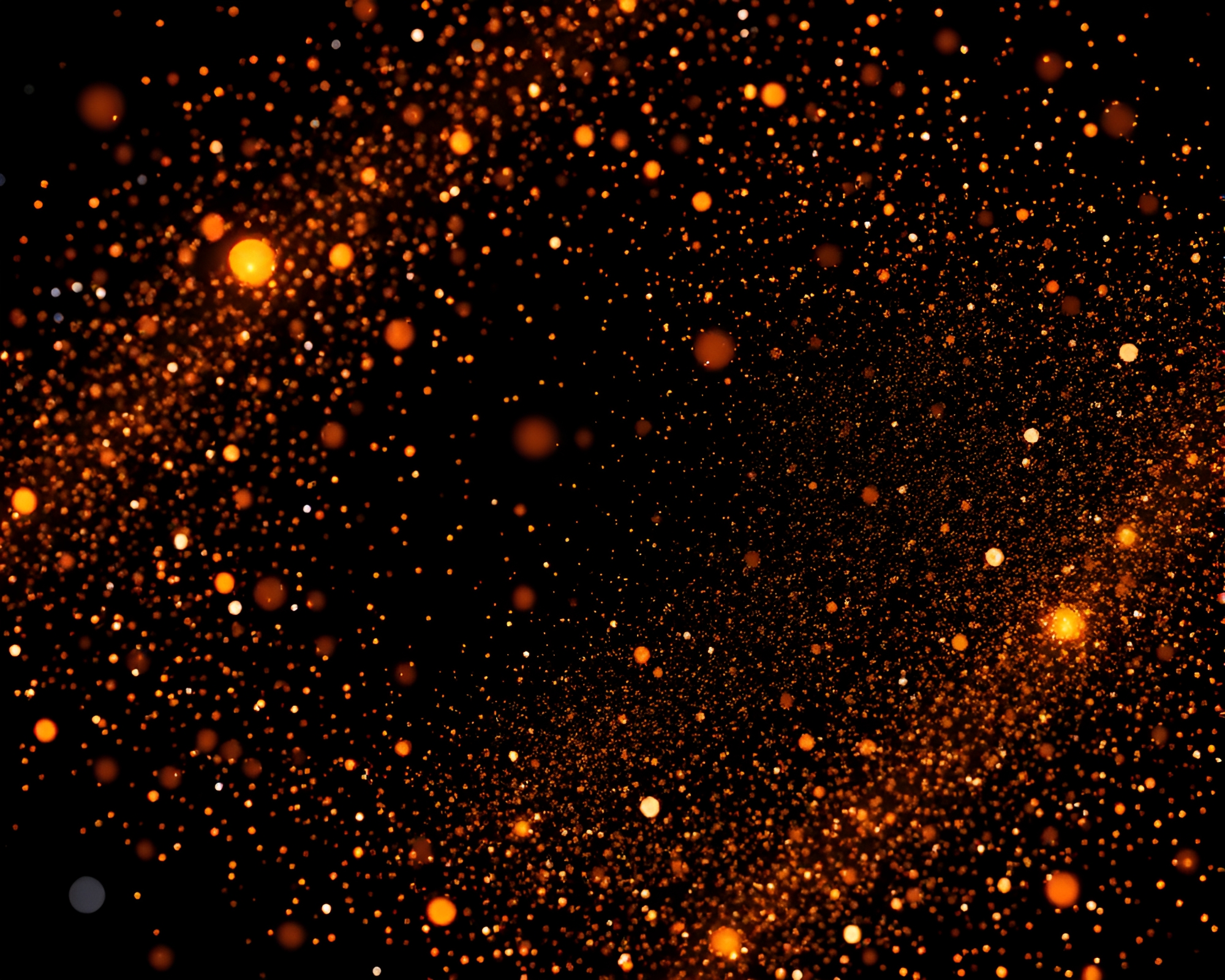 Abstract Floating Particle Silhouette Fractal Pattern – free AI stock image