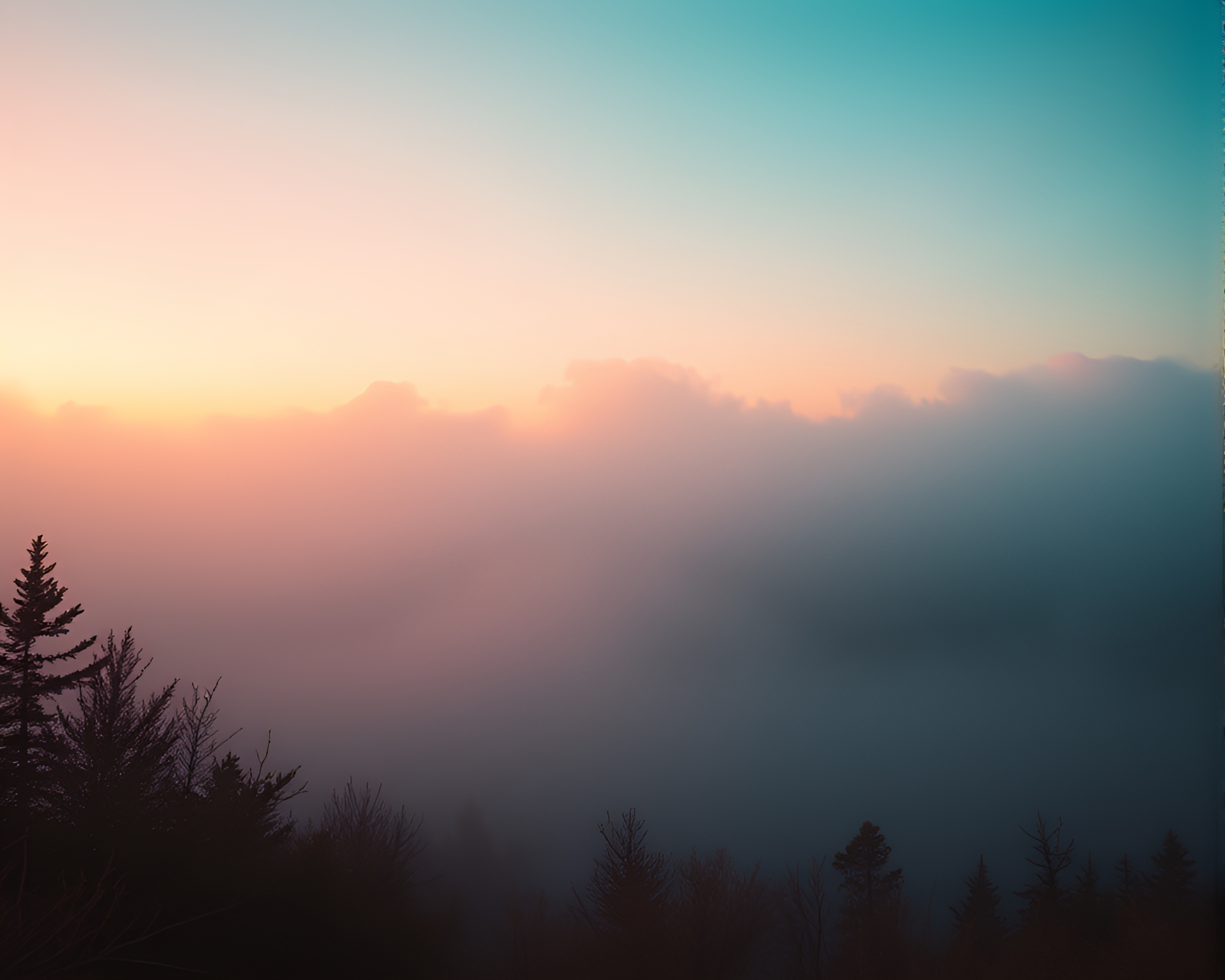 Hazy Letter in Neon Fog: Vaporwave Aesthetic – free AI stock image