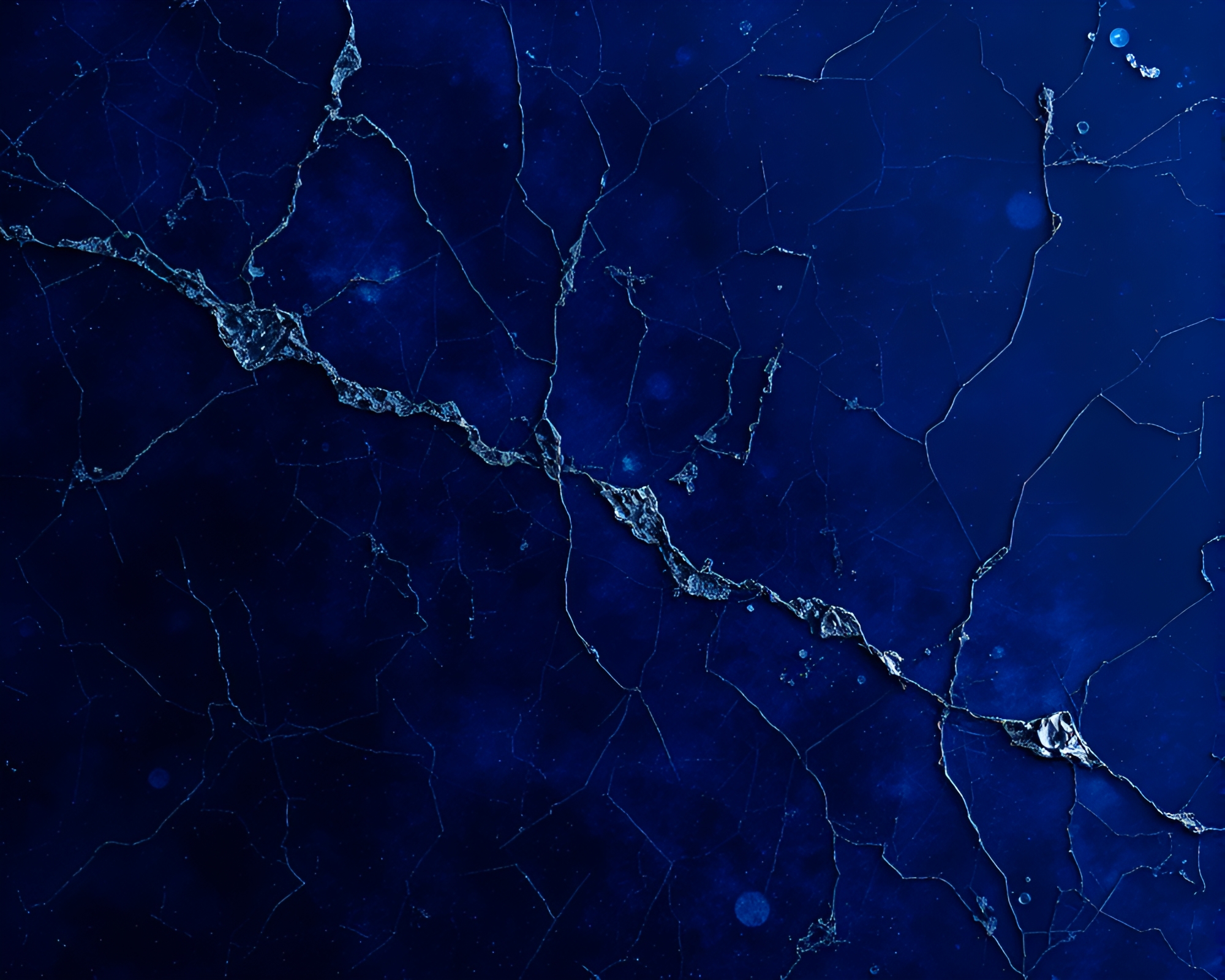 Submarine Depths in Sapphire Hue: Metallic Scrapes – free AI stock image